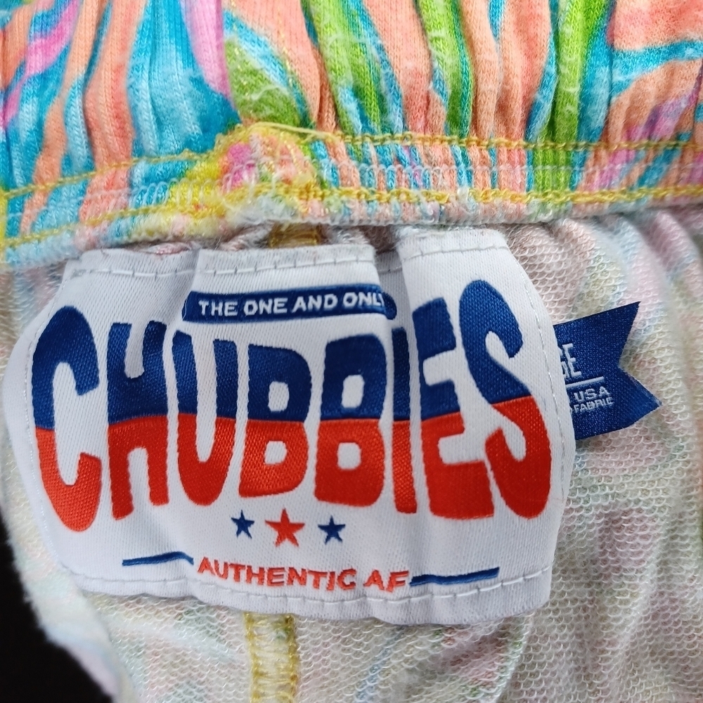 Chubbies Hooligans Neon Pineapple Retro Preppy Men's Lounge Shorts - Picture 11 of 11